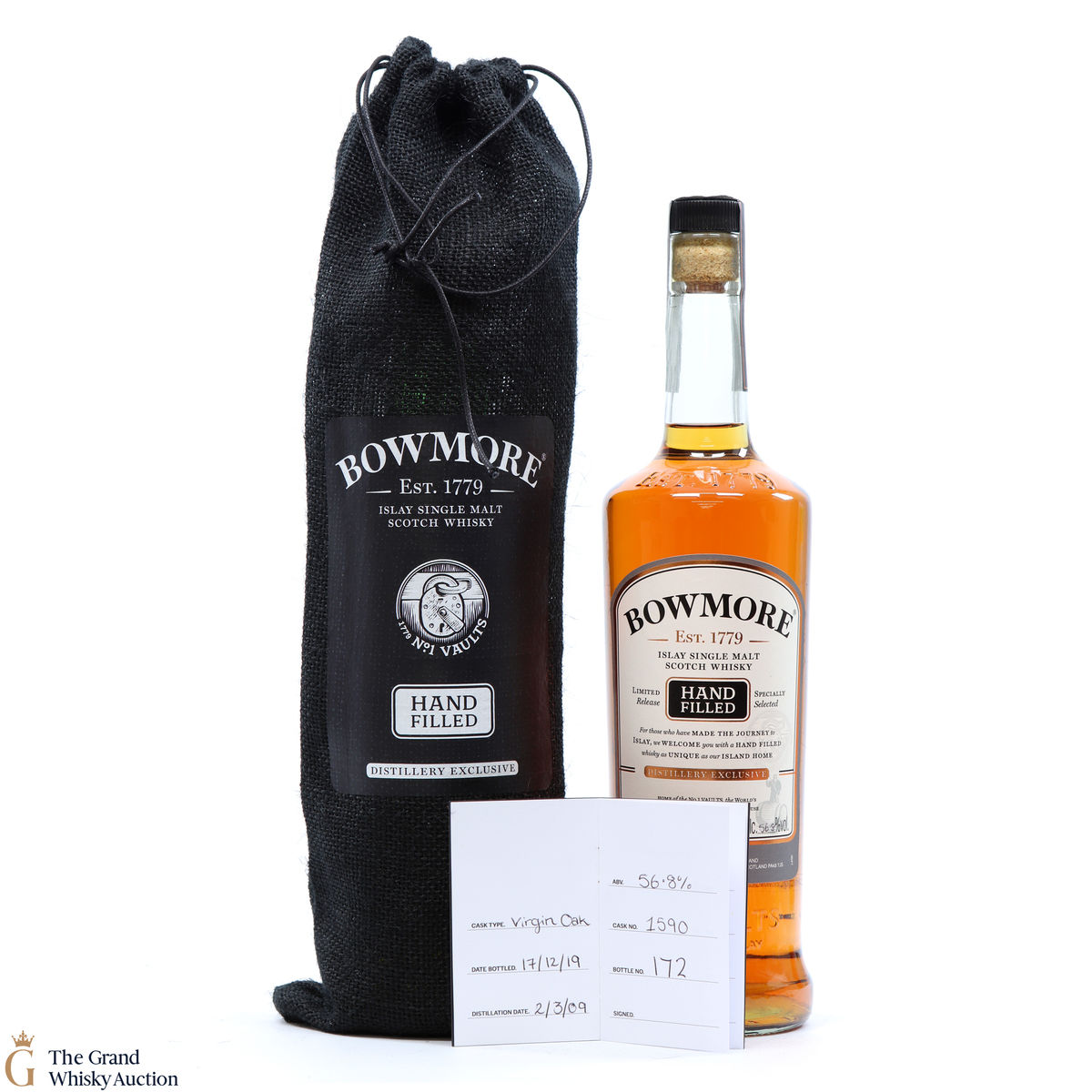 Bowmore - 10 Year Old - 2019 Hand Fill - Virgin Oak #1590