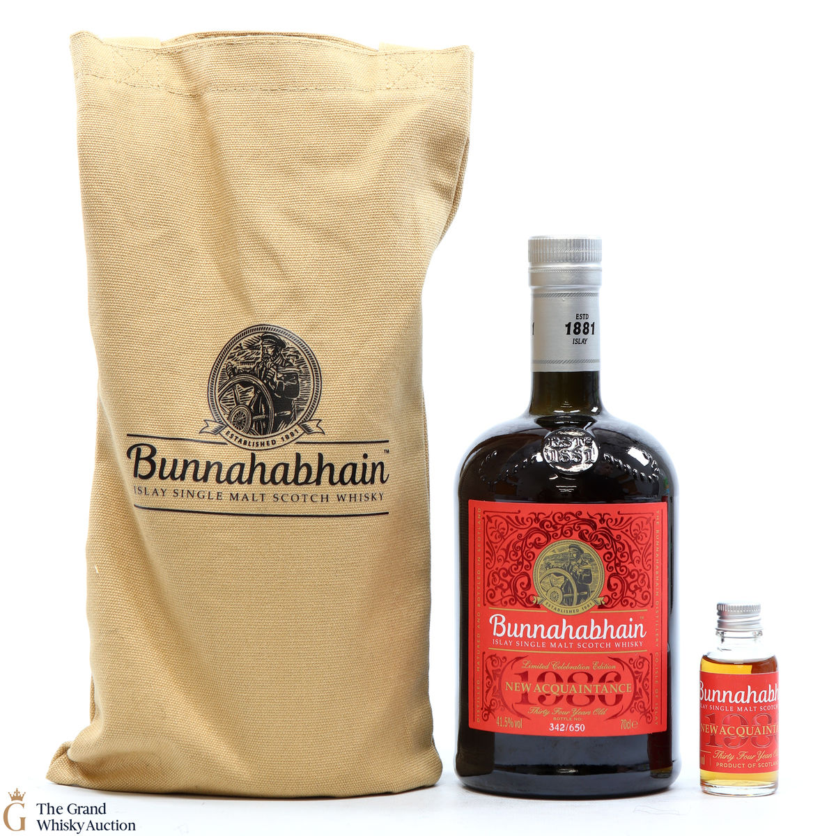 Bunnahabhain - 34 Year Old 1986 - New Acquaintance 2021 (& 3cl sample)