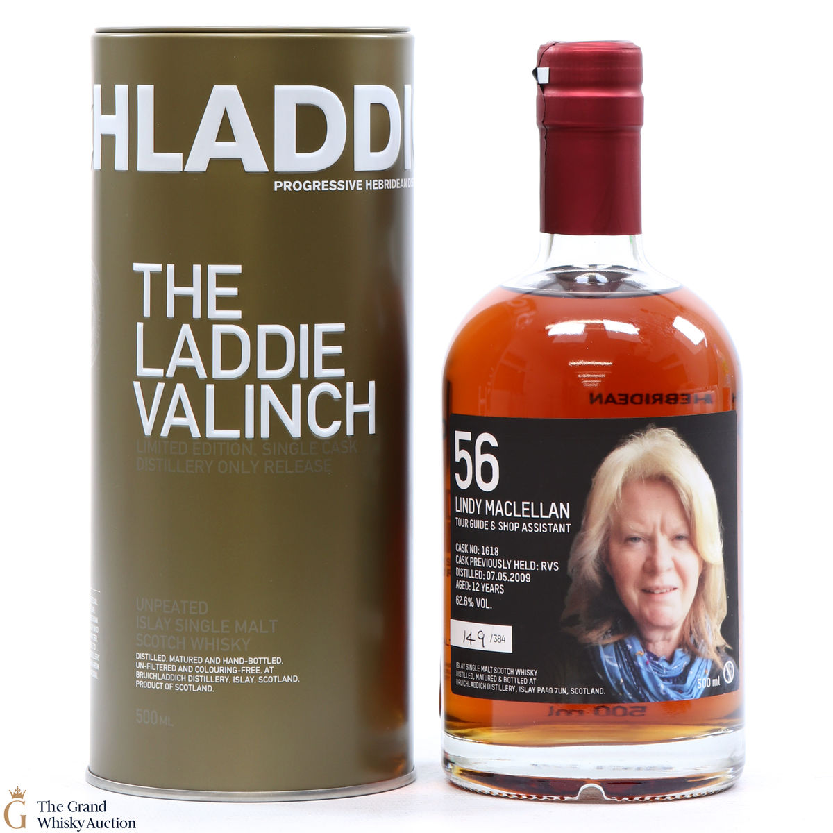 Bruichladdich - 12 Year Old - Valinch 56 - Lindy Maclellan