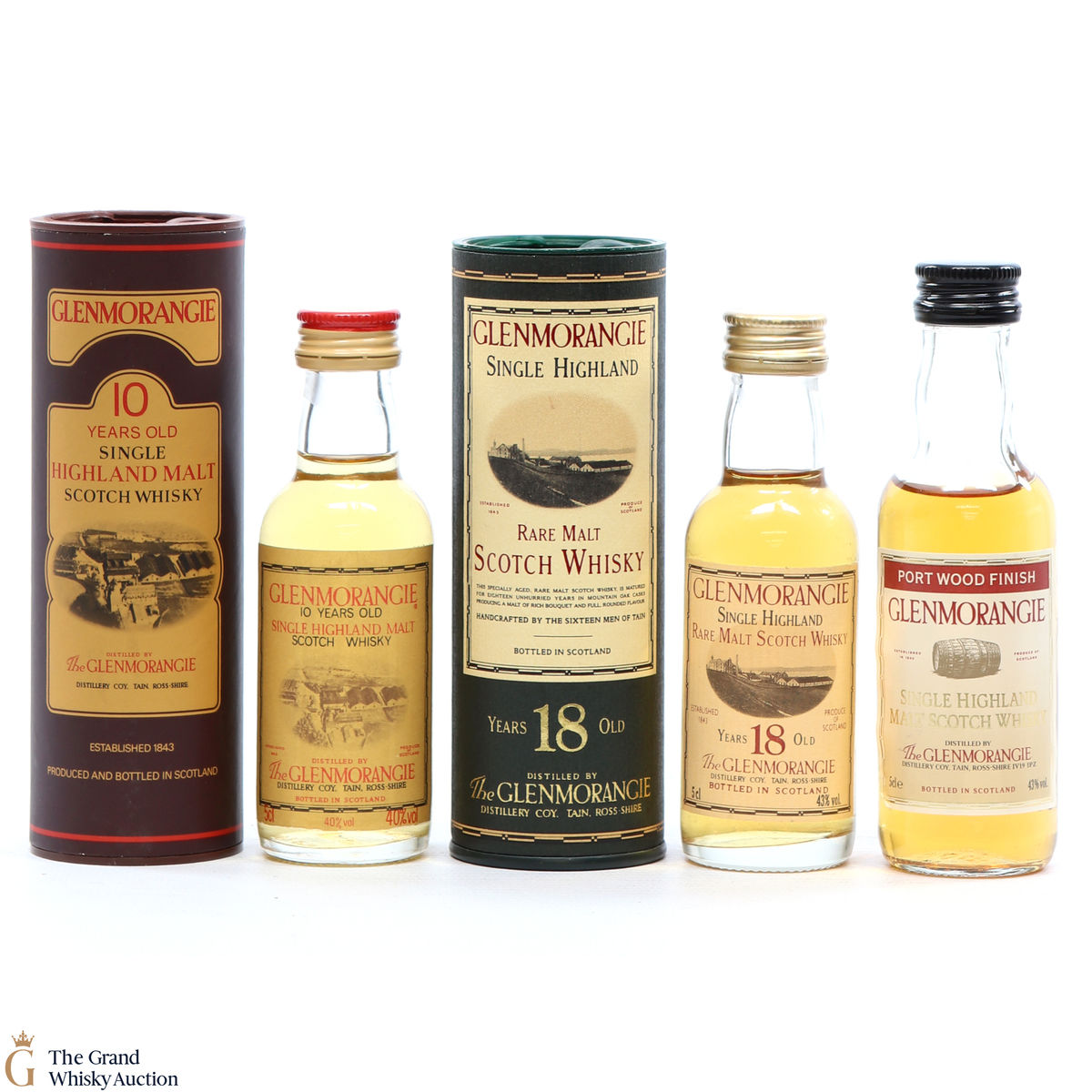 3 x Glenmorangie Miniatures