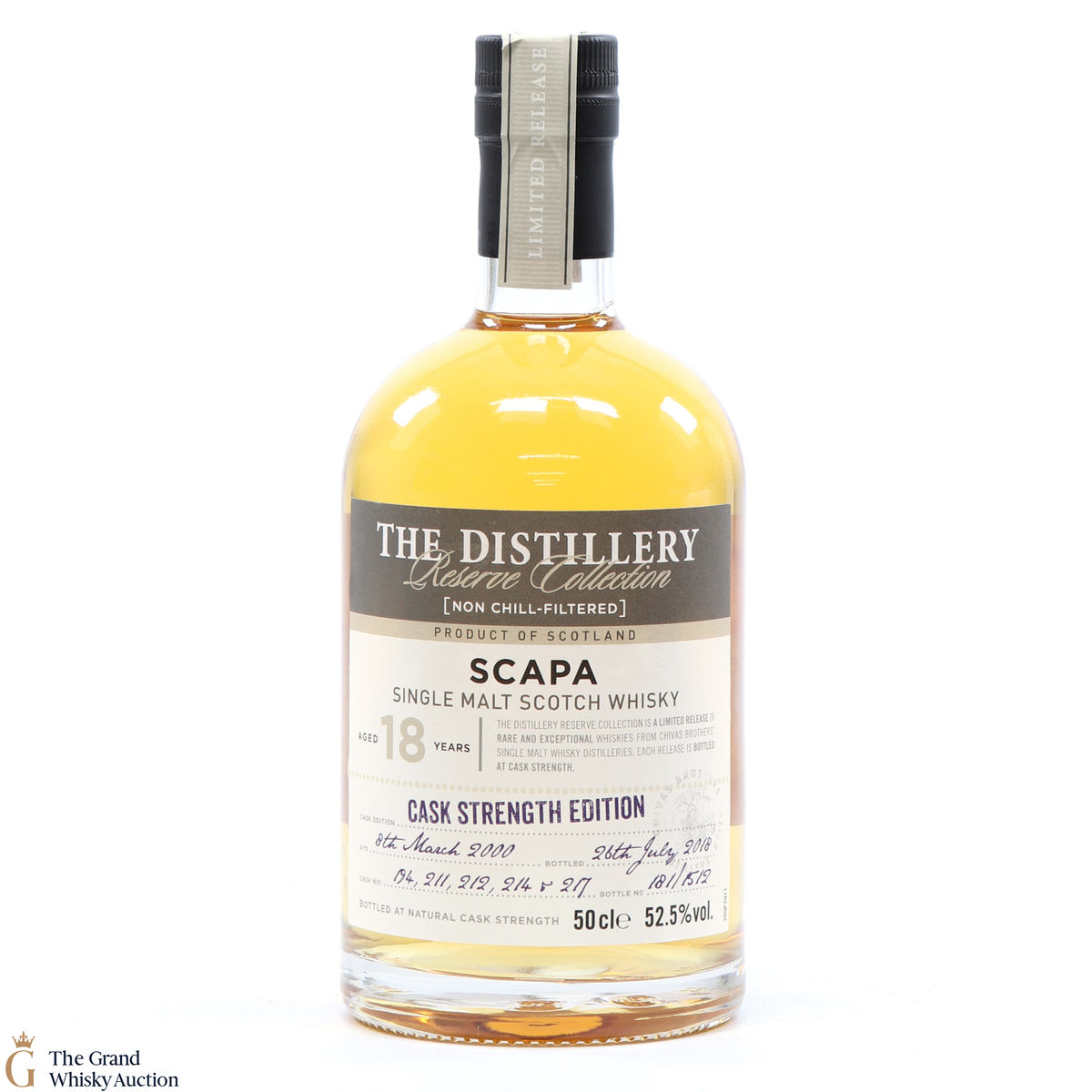 Scapa - 18 Year Old Cask Strength 2000 - #194, 211, 212, 214 & 217