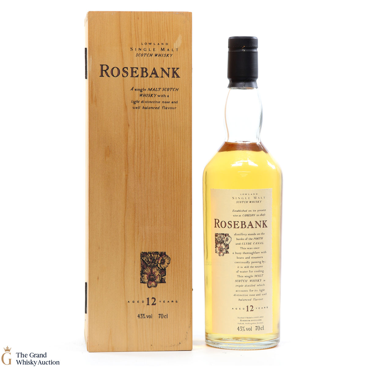 Rosebank - 12 Year Old - Flora & Fauna (Wooden Box SIGNED)