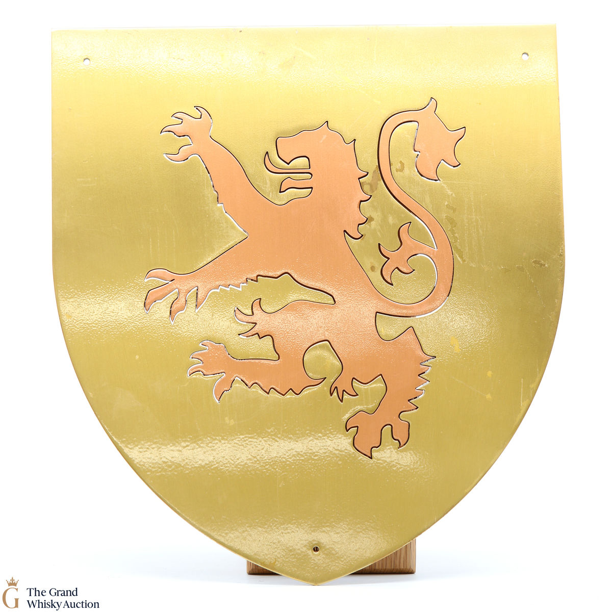 Lion Rampant - Copper Shield Placque