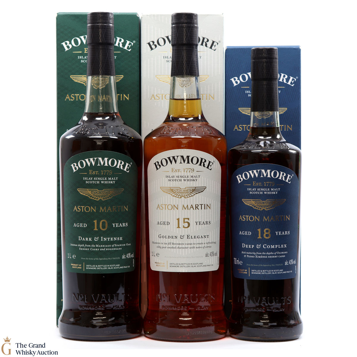 Bowmore - Aston Martin - Edition 1, 2 + 3