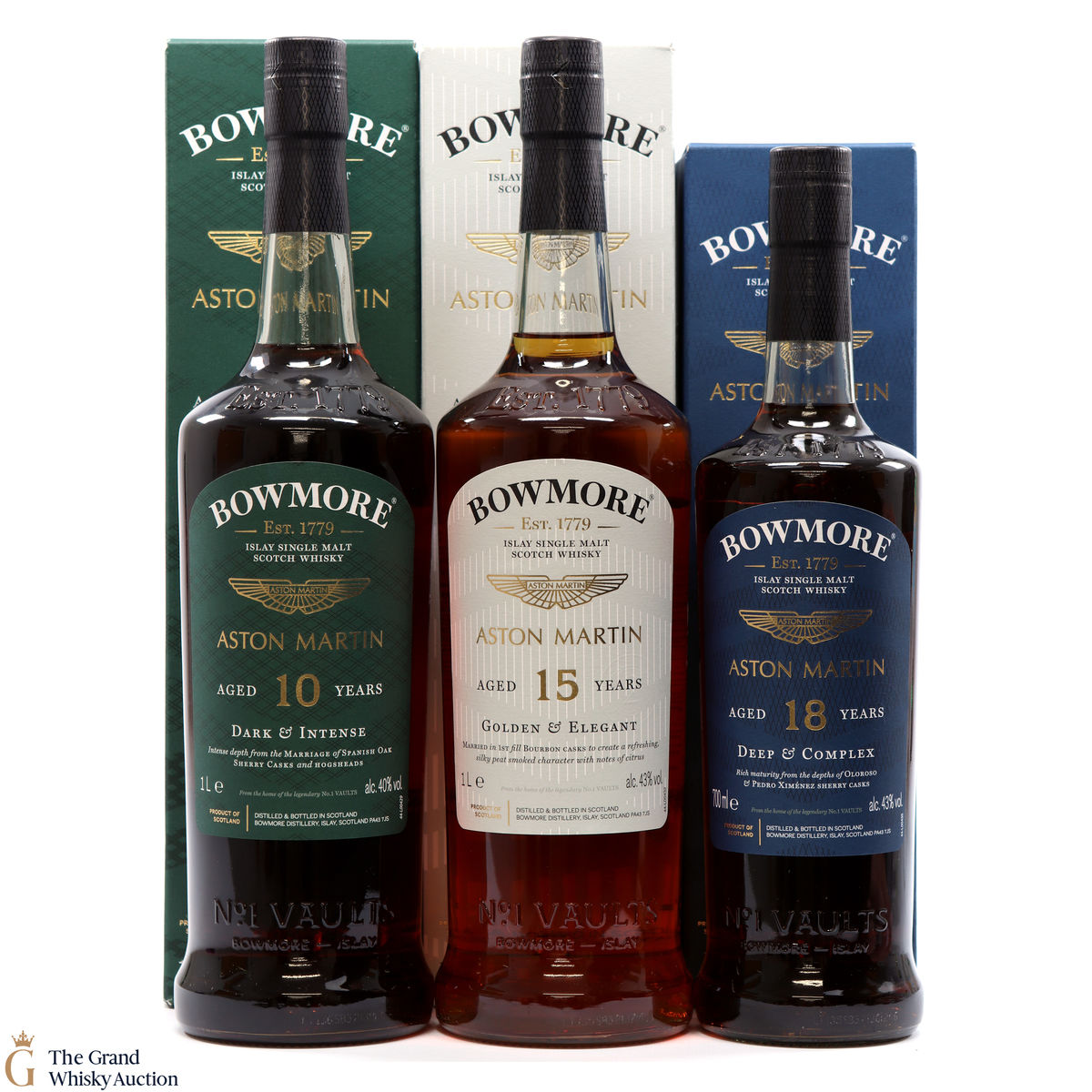 Bowmore - Aston Martin - Edition 1, 2 + 3