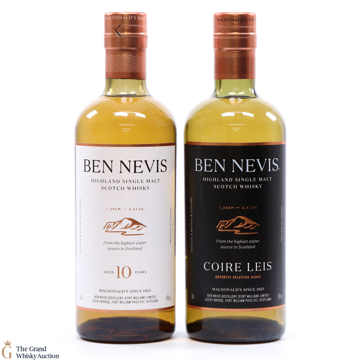 Ben Nevis - 10 Year Old + Coire Leis (2 x 70cl)