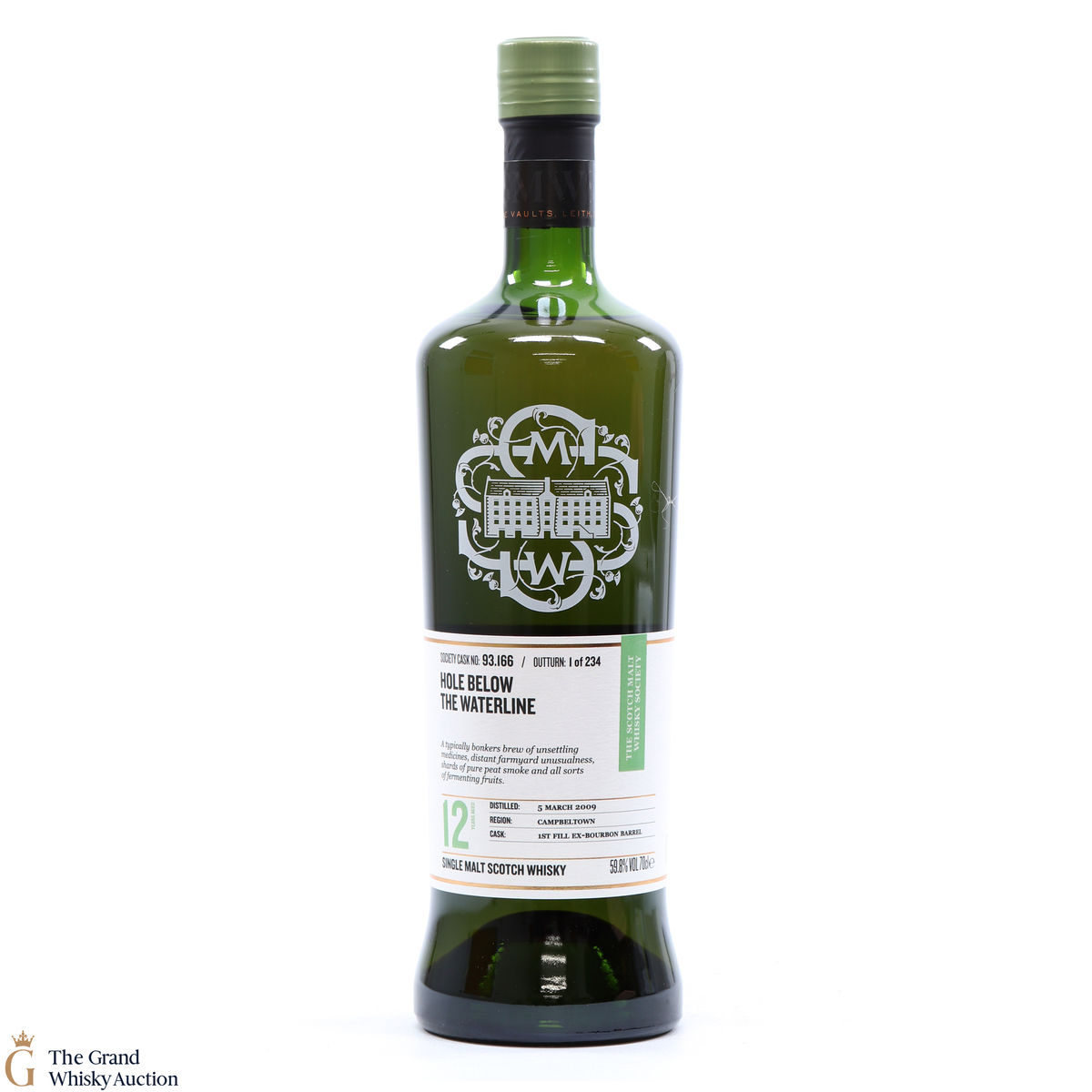 Glen Scotia - 12 Year Old 2009 - SMWS 93.166 - Hole Below The Waterline