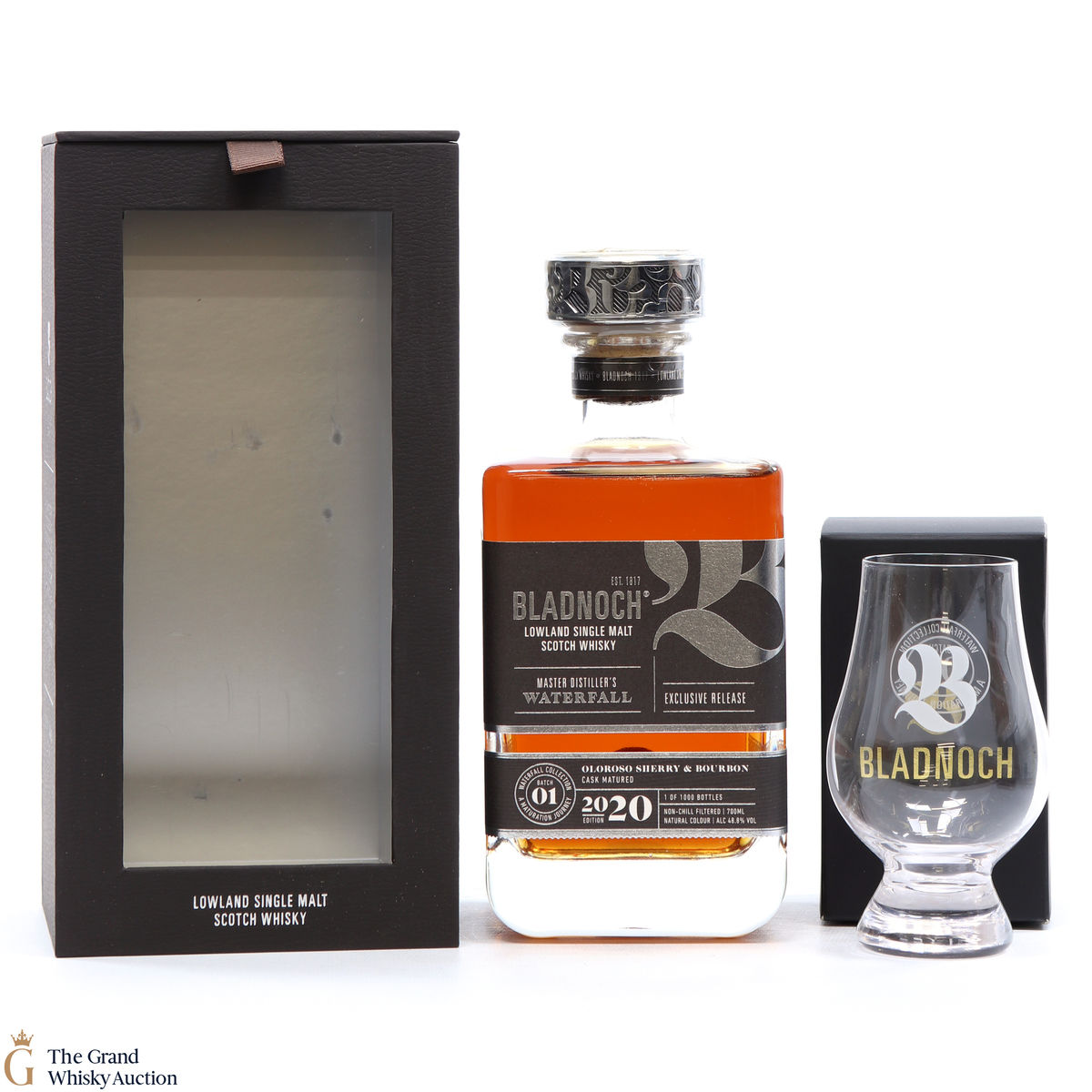 Bladnoch - Waterfall Collection 2020 Exclusive Release Batch #1& Glass