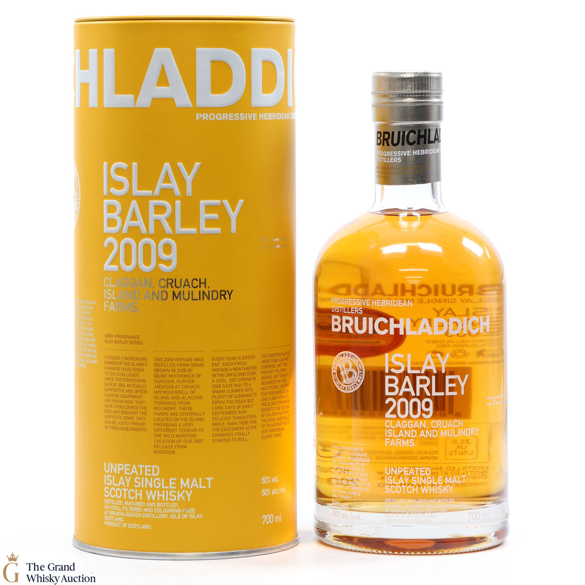Bruichladdich - Islay Barley - 2009 Claggan, Cruach, Island and Mulindry Farms