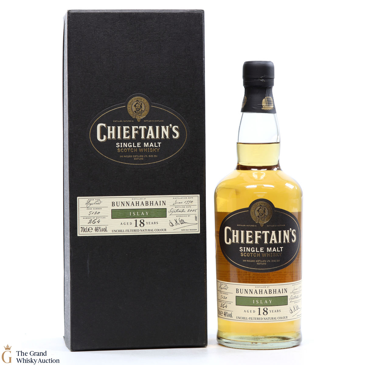 Bunnahabhain - 18 Year Old 1990 - Chieftain's #5120