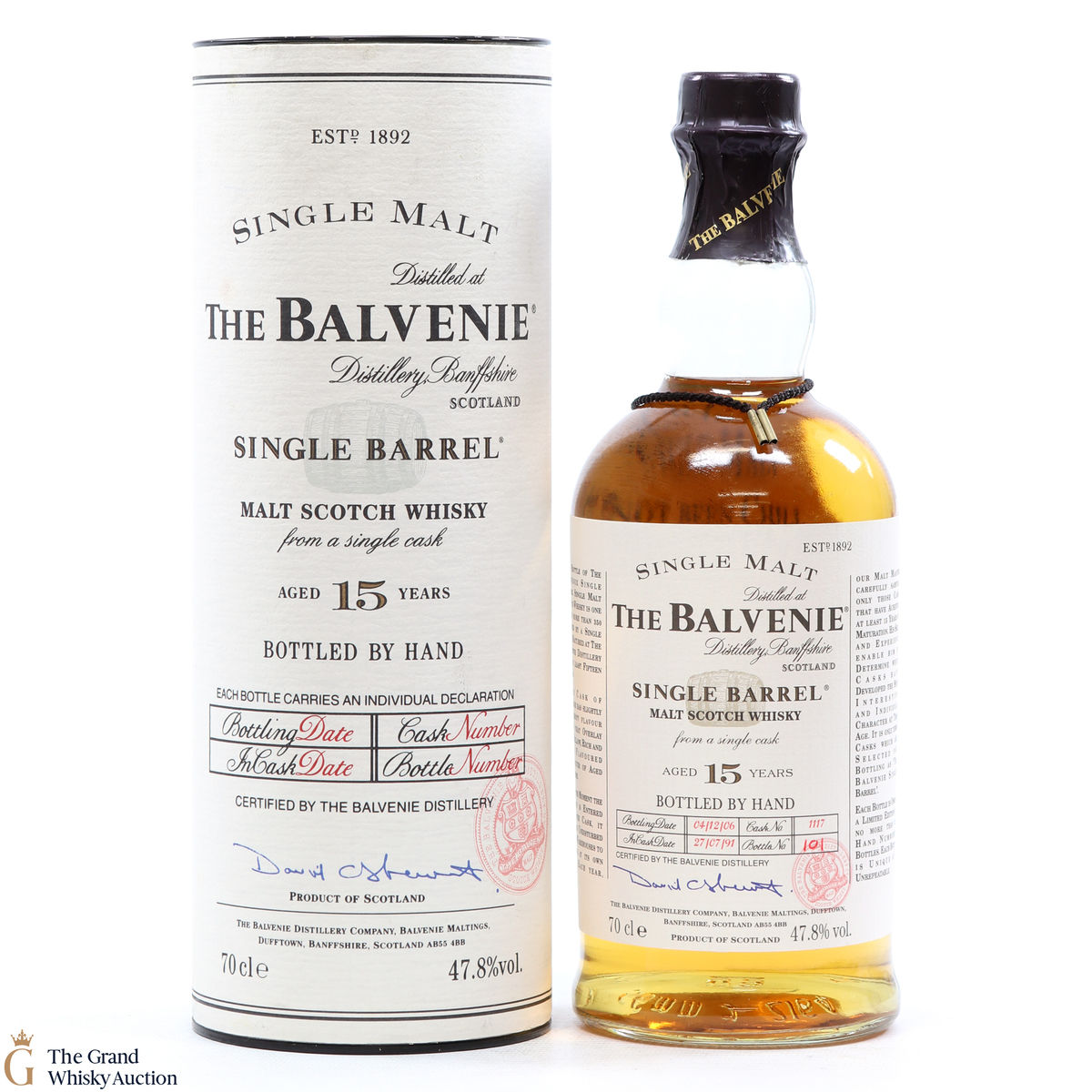 Balvenie - 15 Year Old 1991 - Single #1117