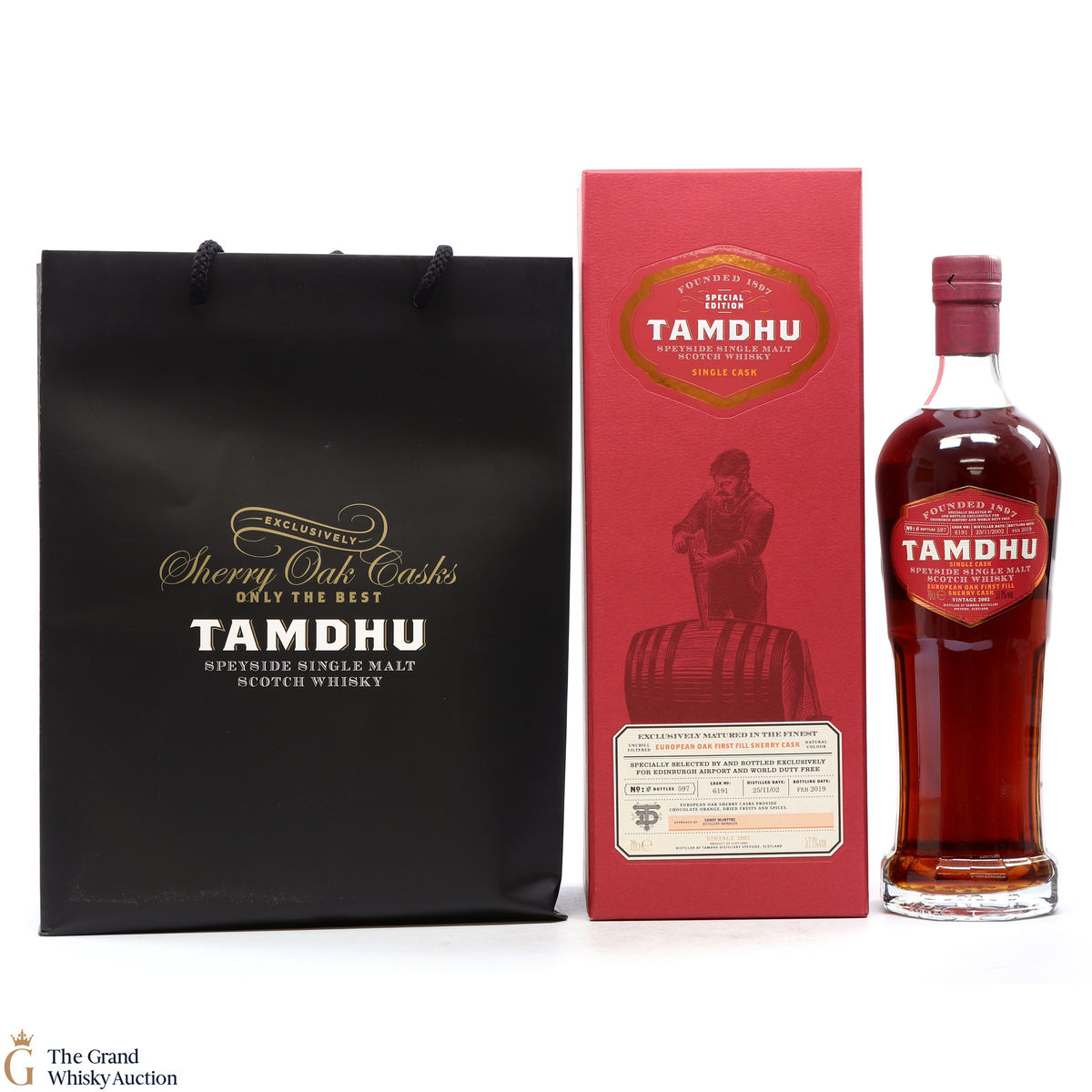 Tamdhu - 2002 Single Cask #6191 - Edinburgh Airport 