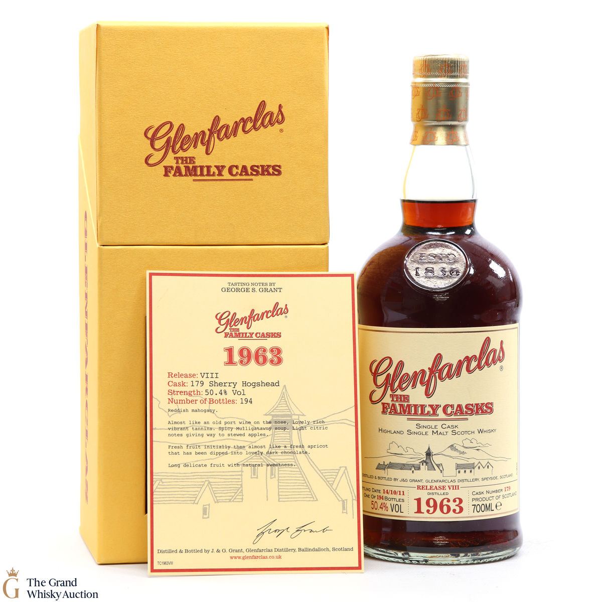 Glenfarclas - 1963 Family Cask 2011 #179 Release VIII