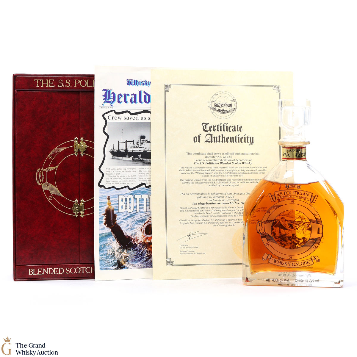 S.S. Politician - Blended Scotch Whisky Galore