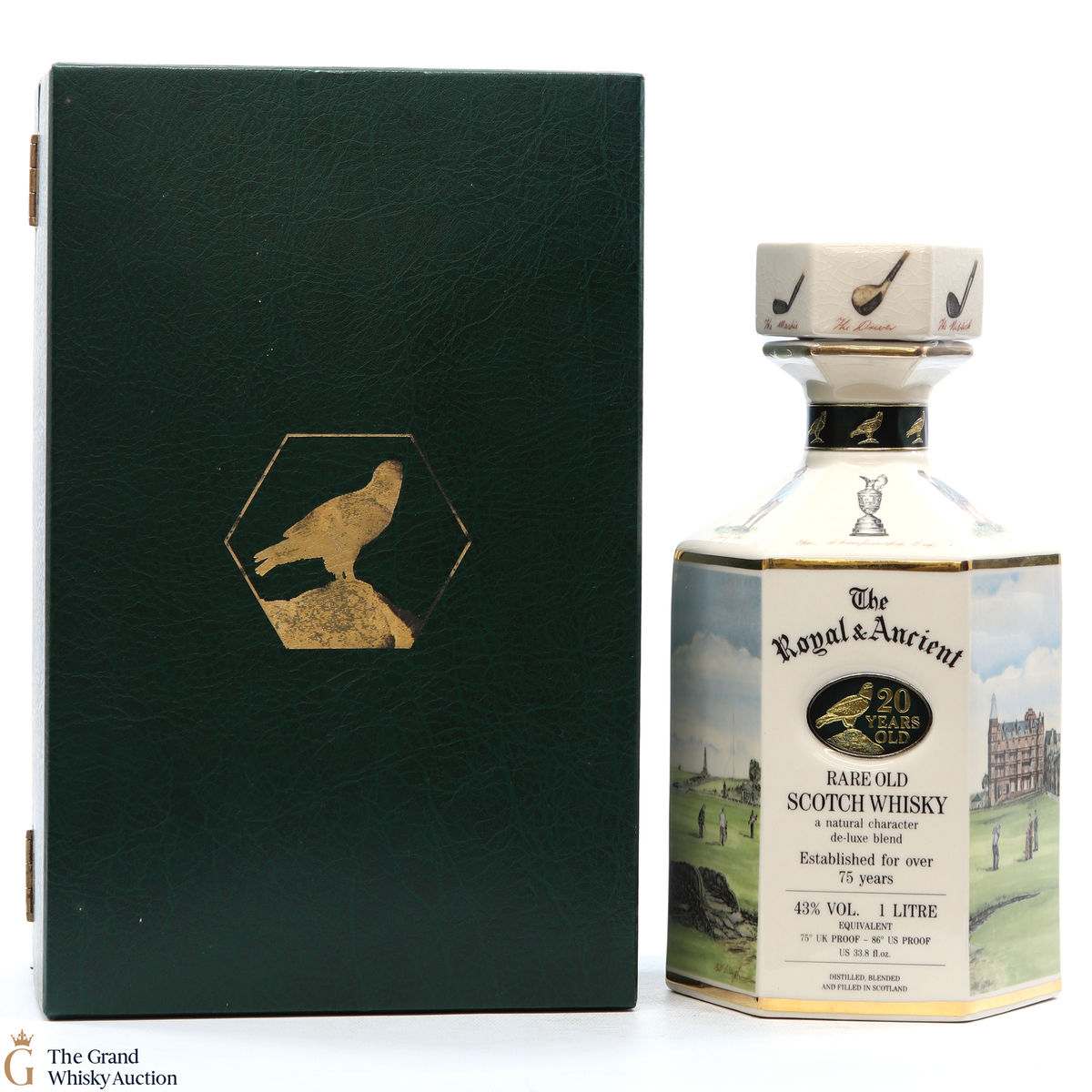 Royal & Ancient - 20 Year Old - Golfing Decanter 1L