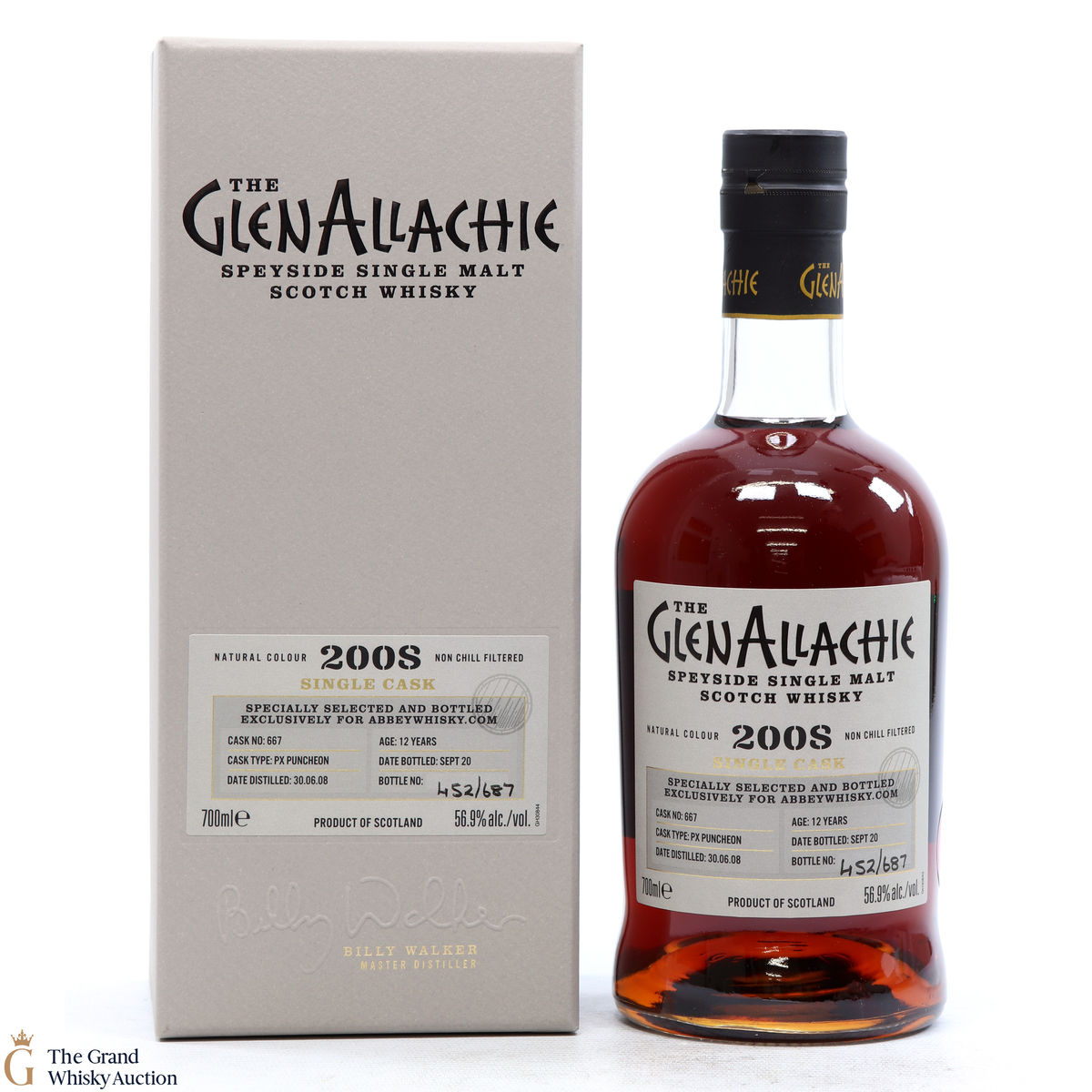 Glenallachie - 12 Year Old 2008 #667 Abbey Whisky