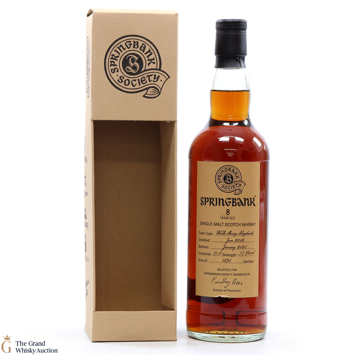 Springbank - 8 Year Old - 2012 Fresh Sherry Hogshead