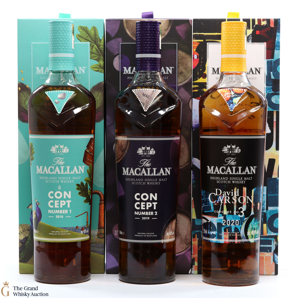 Macallan - Concept No.1, No.2 + No.3 (3 x 70cl)