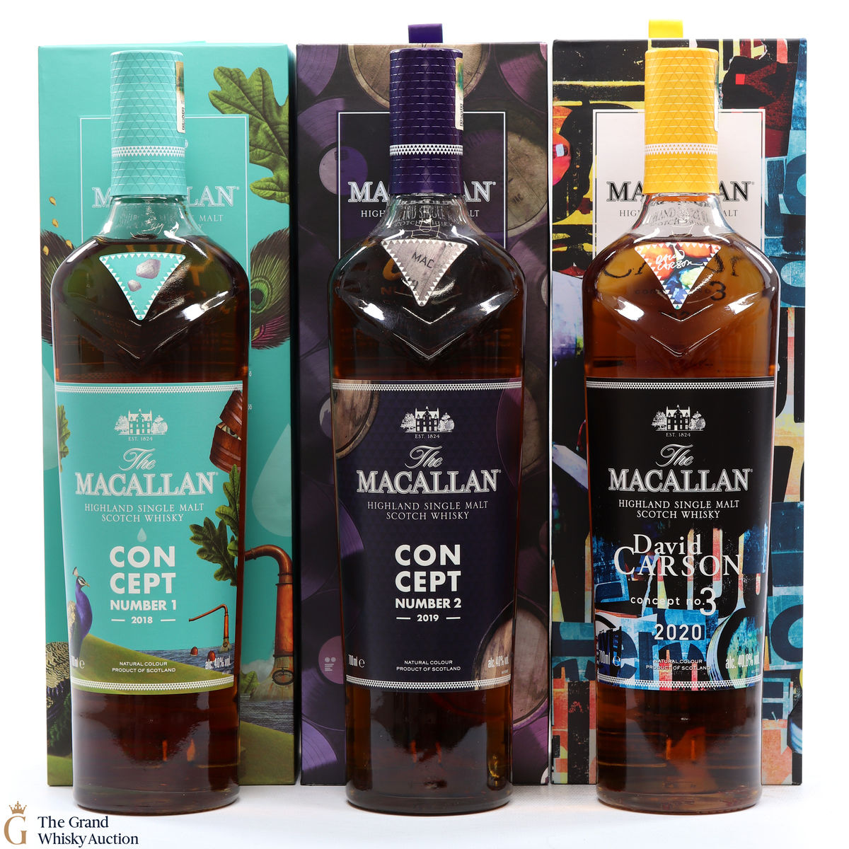 Macallan - Concept No.1, No.2 + No.3 (3 x 70cl)
