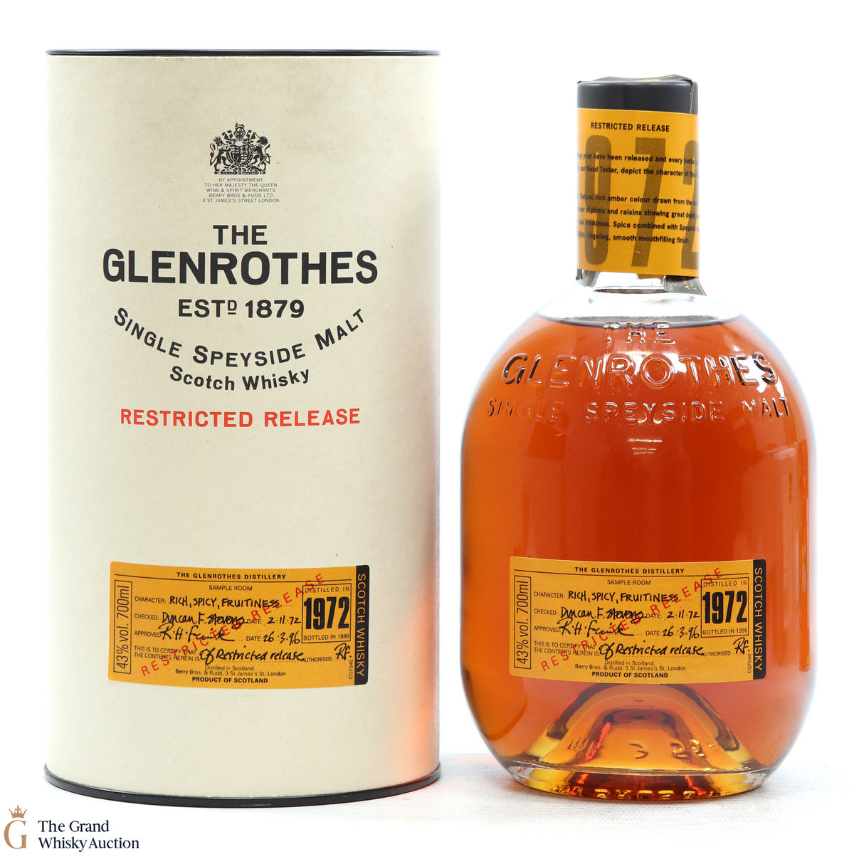 Glenrothes - 23 Year Old - 1972 Restricted Release