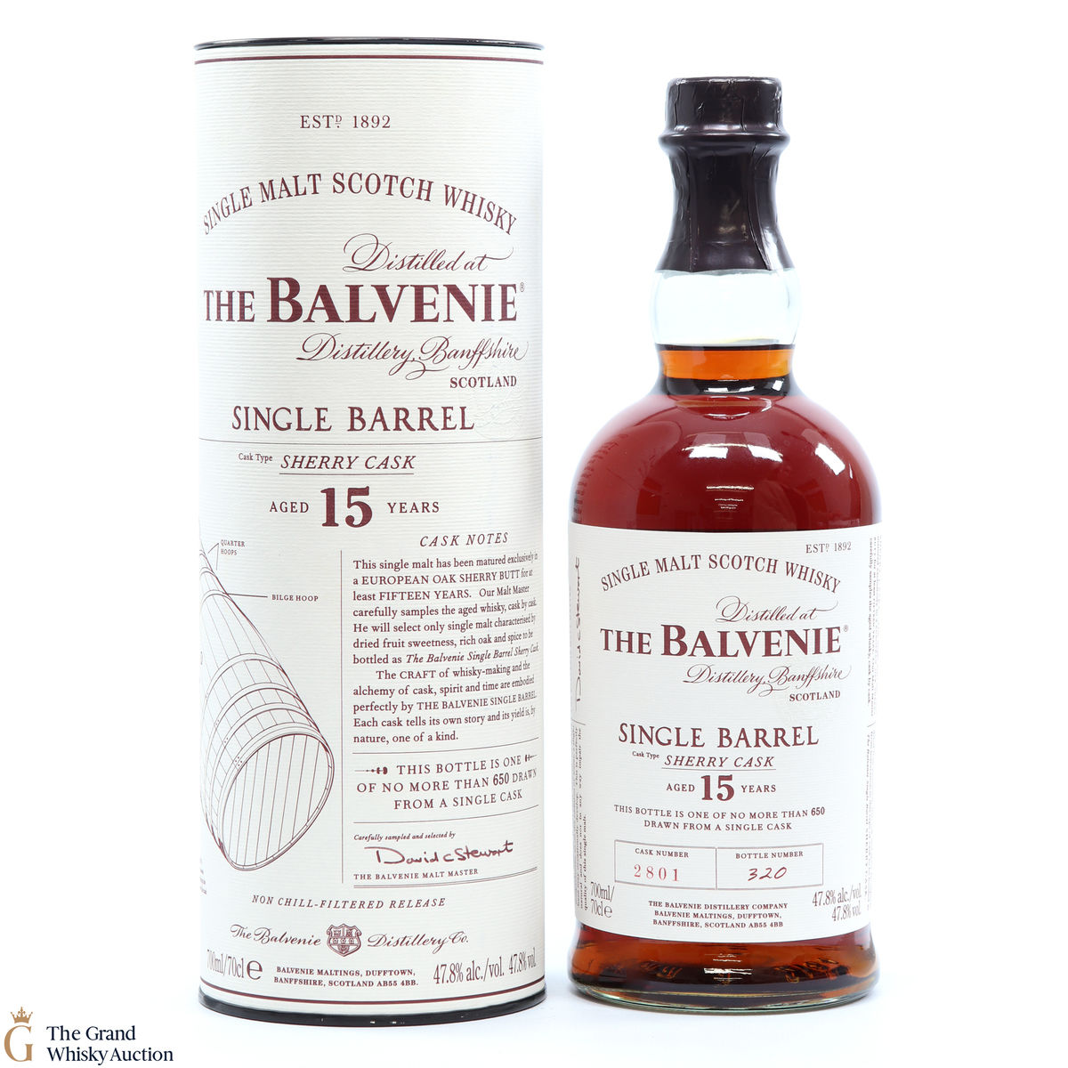 Balvenie - 15 Year Old Single Sherry Barrel #2801