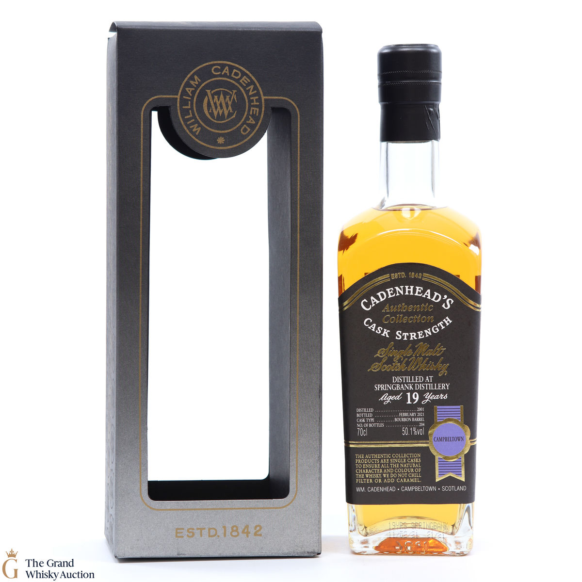 Springbank - 19 Year Old - 2001 Cask Strength - Cadenhead's 