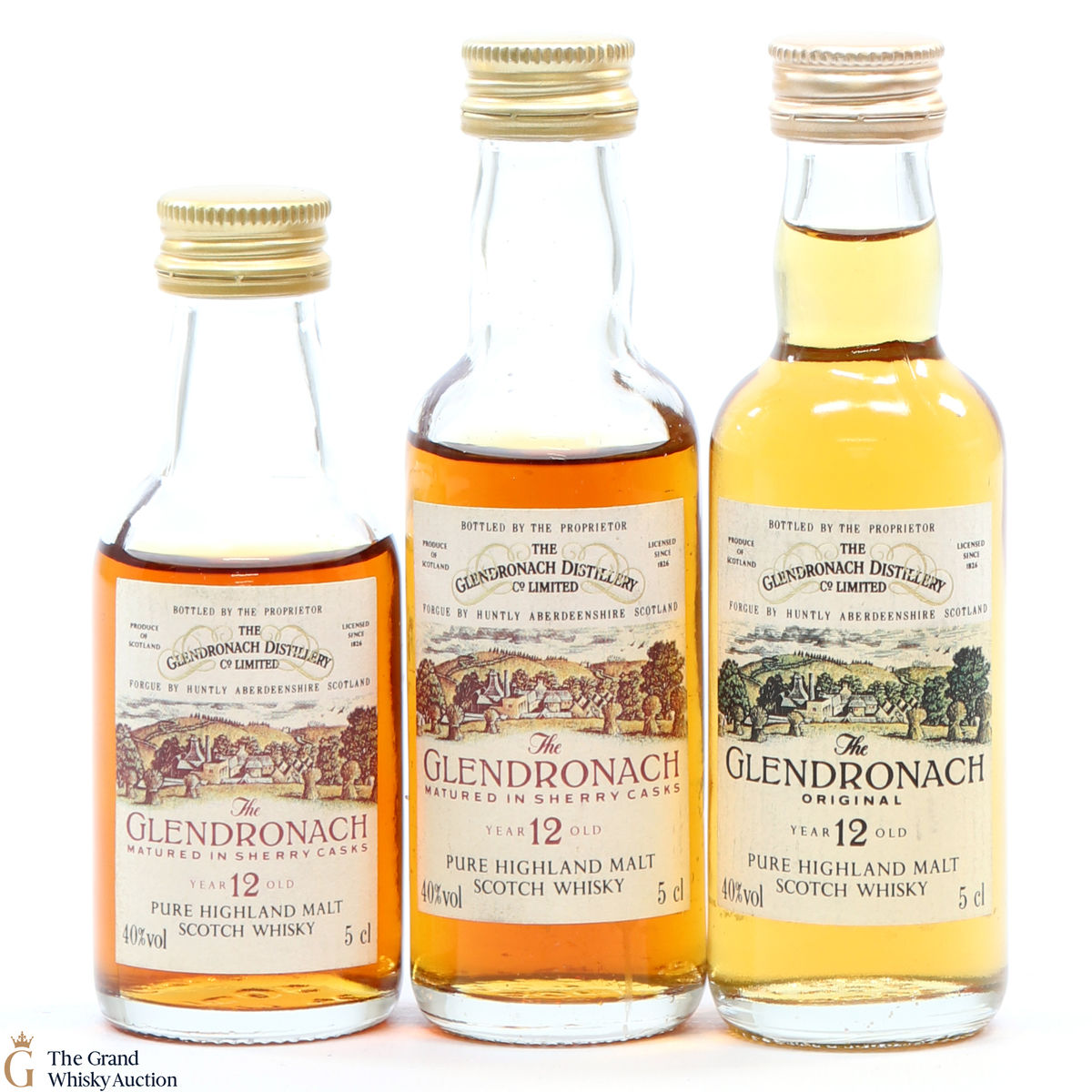 Glendronach - 12 Year Old - 5cl x 3