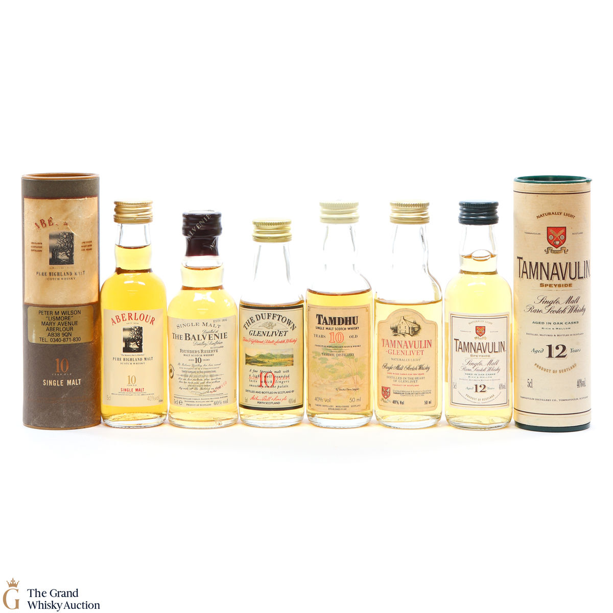 6 x Assorted Speyside Miniatures