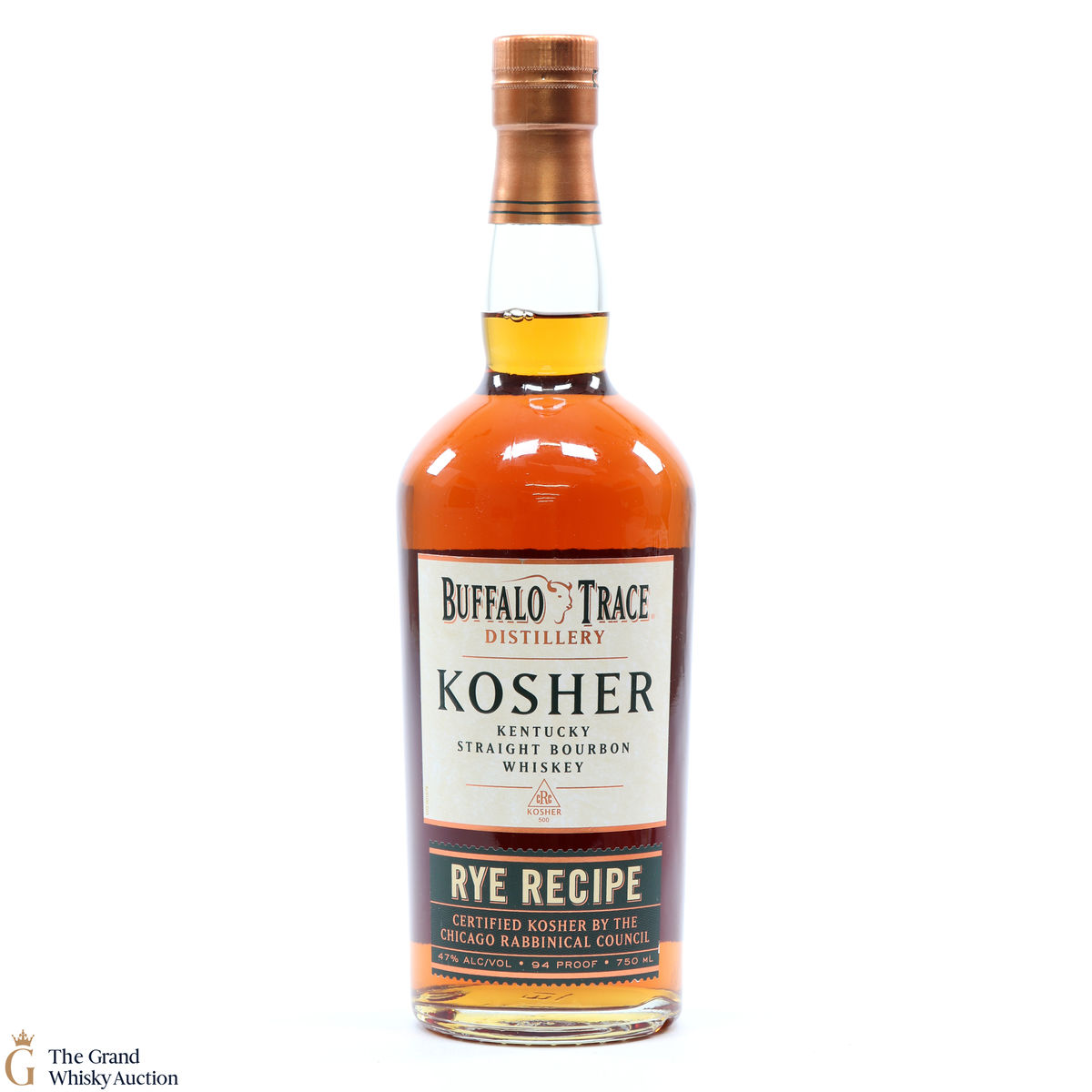 Buffalo Trace - Kosher Rye Recipe 94 Proof 75cl