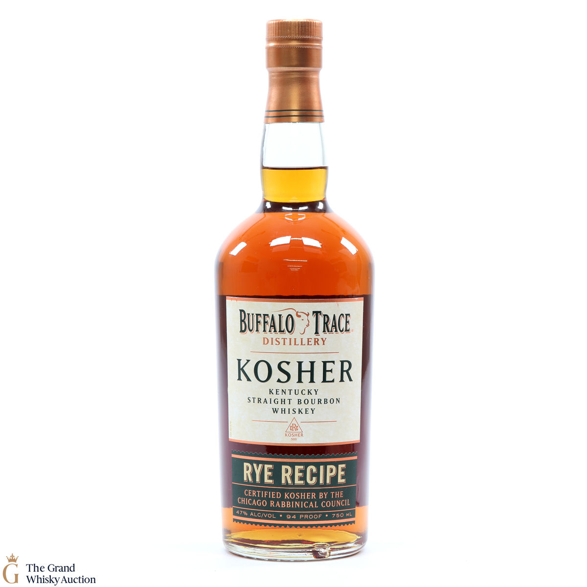 Buffalo Trace - Kosher Rye Recipe 94 Proof 75cl