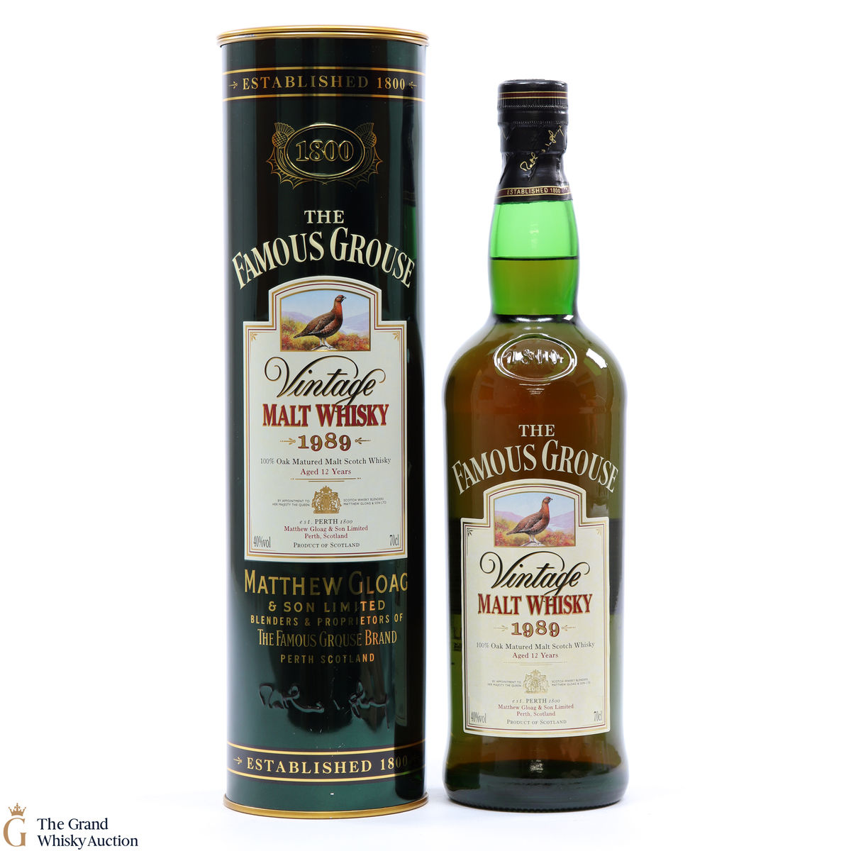 Famous Grouse - 12 Year Old 1989 Vintage Matthew Gloag