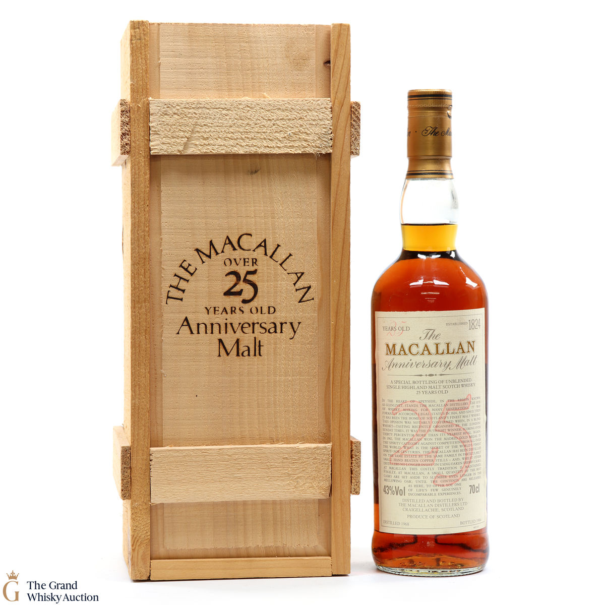 Macallan - 25 Year Old Anniversary Malt (1968)