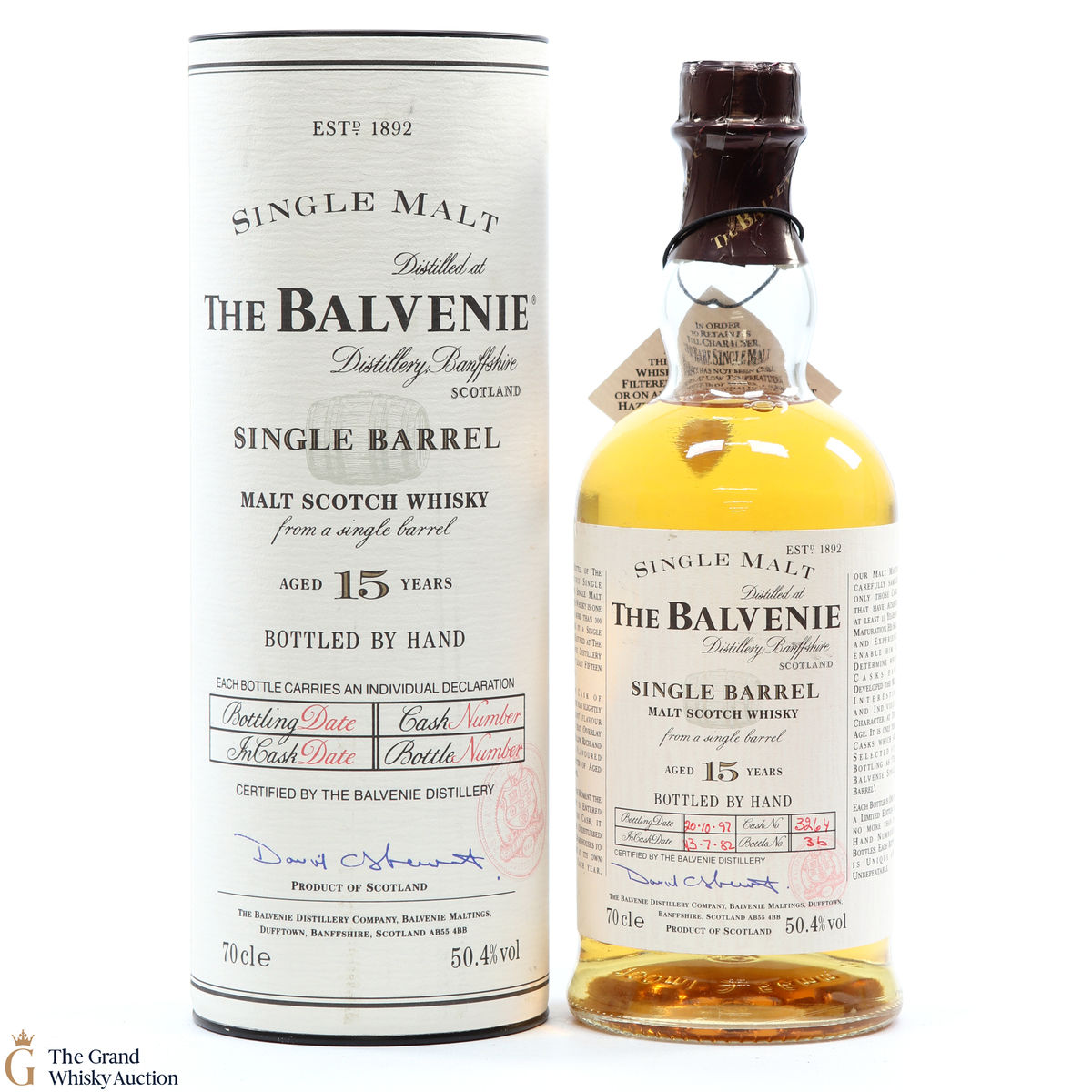 Balvenie - 15 Year Old - 1989 Single Barrel #3264