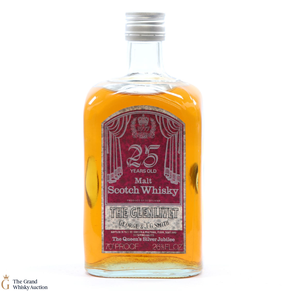 Glenlivet - 25 Year Old - Queen's Silver Jubilee 1977