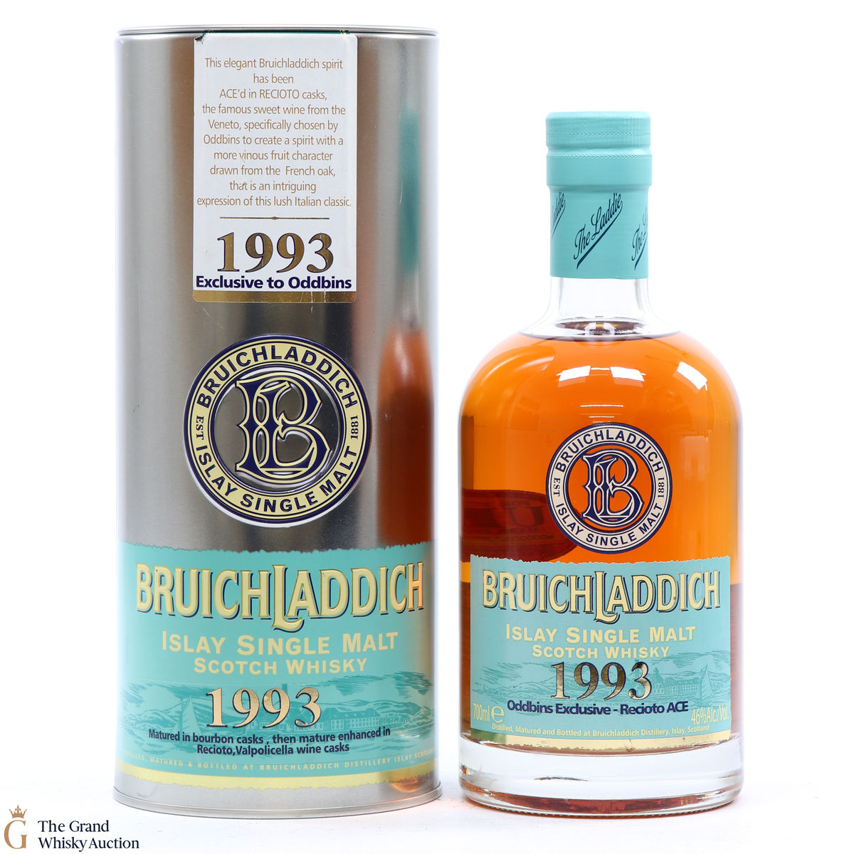 Bruichladdich - 13 Year Old - 1993 Recioto Finish Oddbins Exclusive