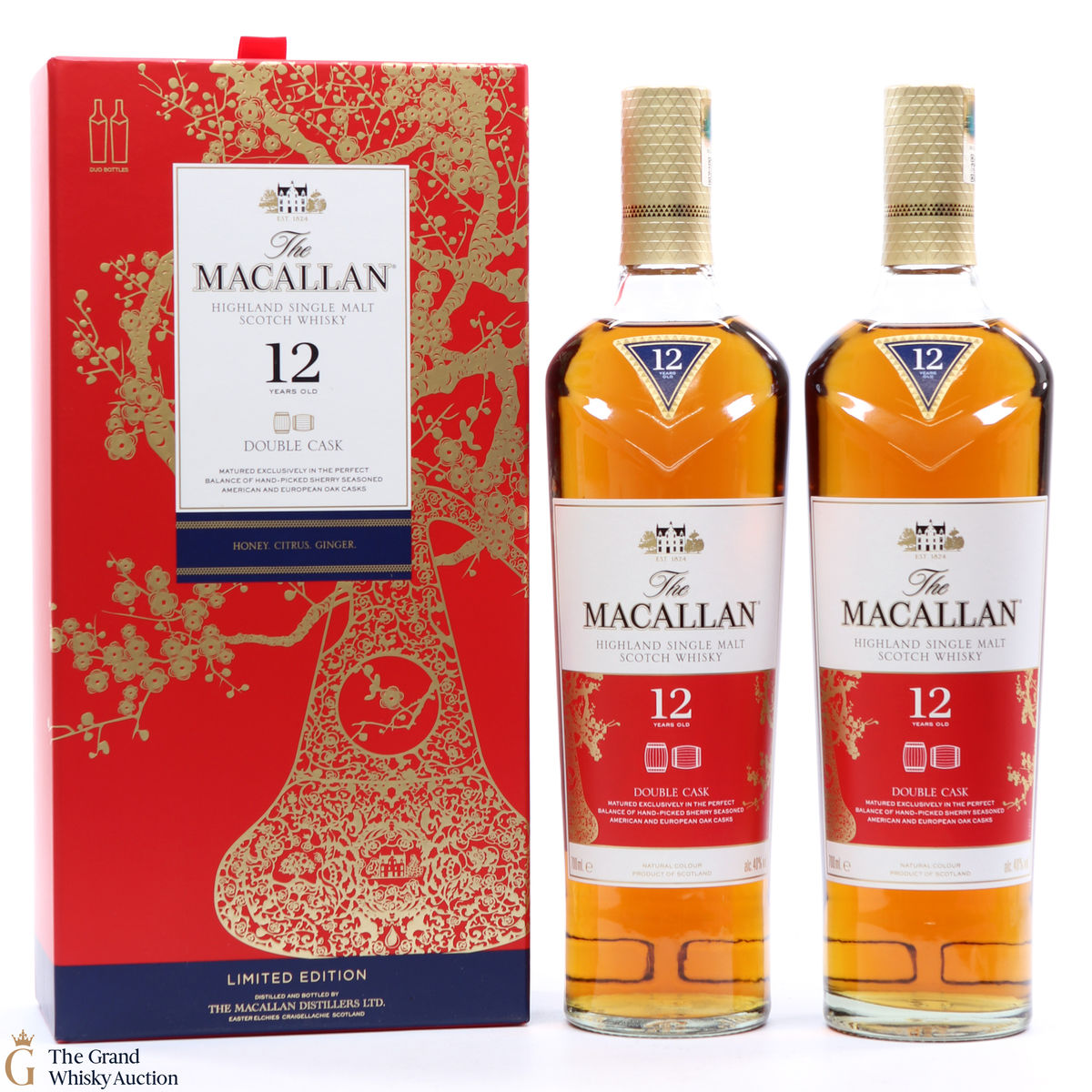 Macallan - 12 Year Old - Fine Oak - Year of the Pig (2 x 70cl)