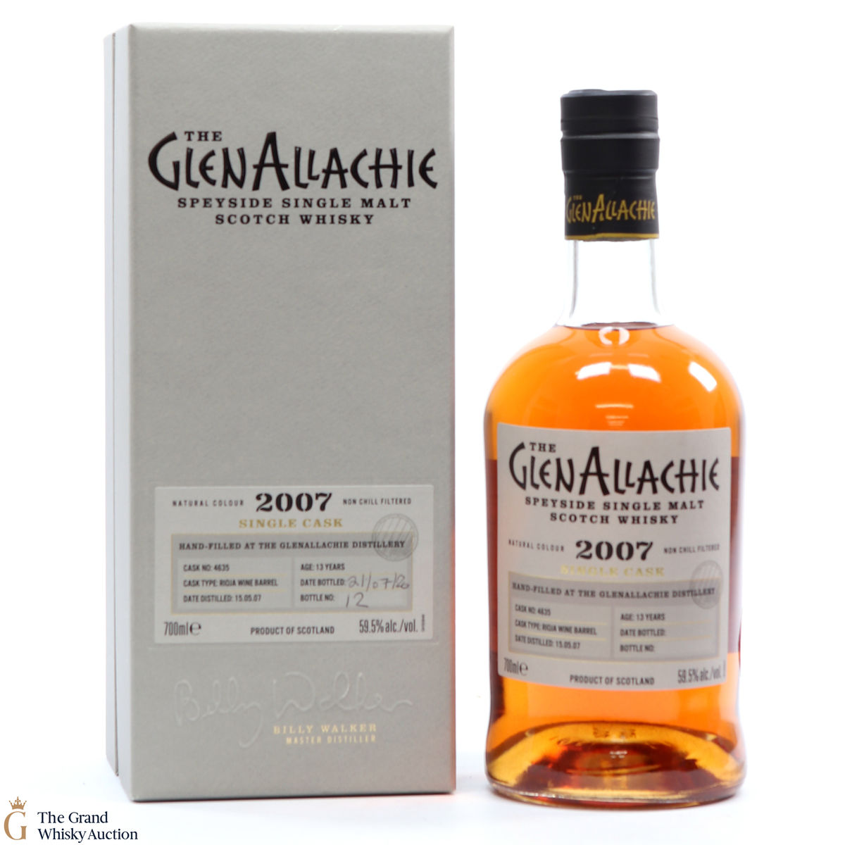Glenallachie - 13 Year Old #4635 Hand Filled Rioja Wine Barrel