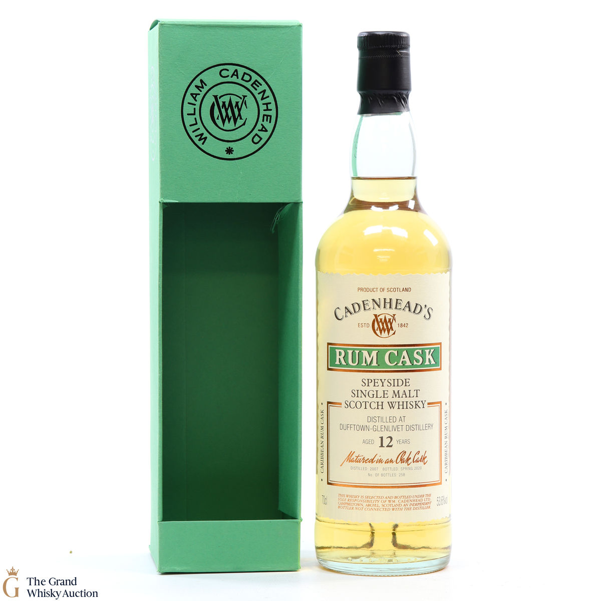 Dufftown-Glenlivet - 12 Year Old 2007 - Cadenhead's