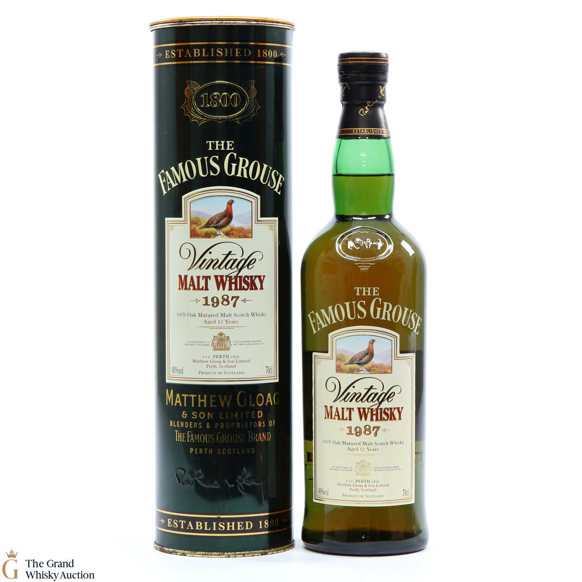 Famous Grouse - 12 Year Old - 1987 Vintage Matthew Gloag