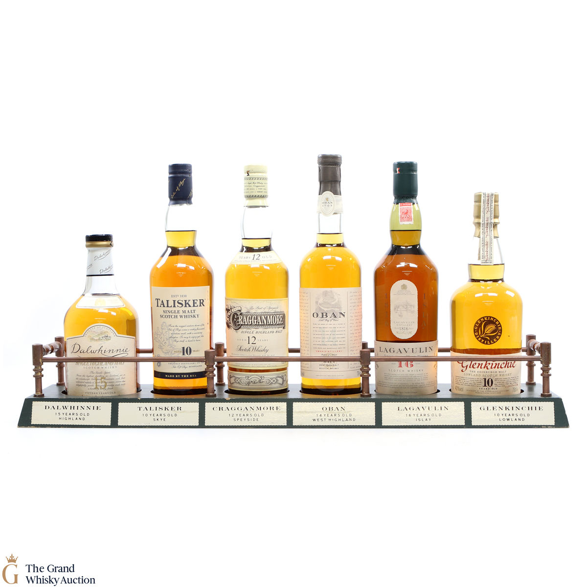 Diageo - Original Classic Malts (6 x 70cl) & Plinth (inc. Lagavulin 16 YO White Horse)