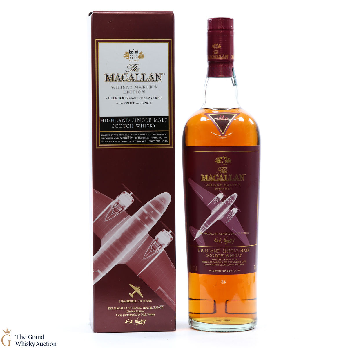 Macallan - Whisky Maker's Edition - Classic Travel Range 1930s Propeller Plane