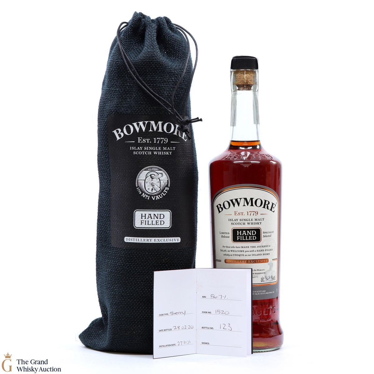 Bowmore - 18 Year Old 2001 - 2020 Hand Fill - Sherry Cask #1520