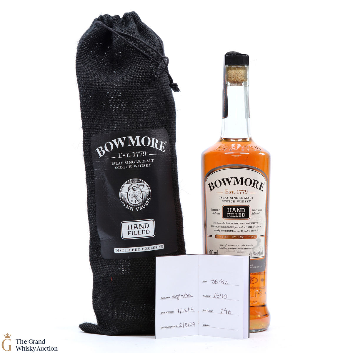 Bowmore - 10 Year Old - 2019 Hand Fill - Virgin Oak #1590