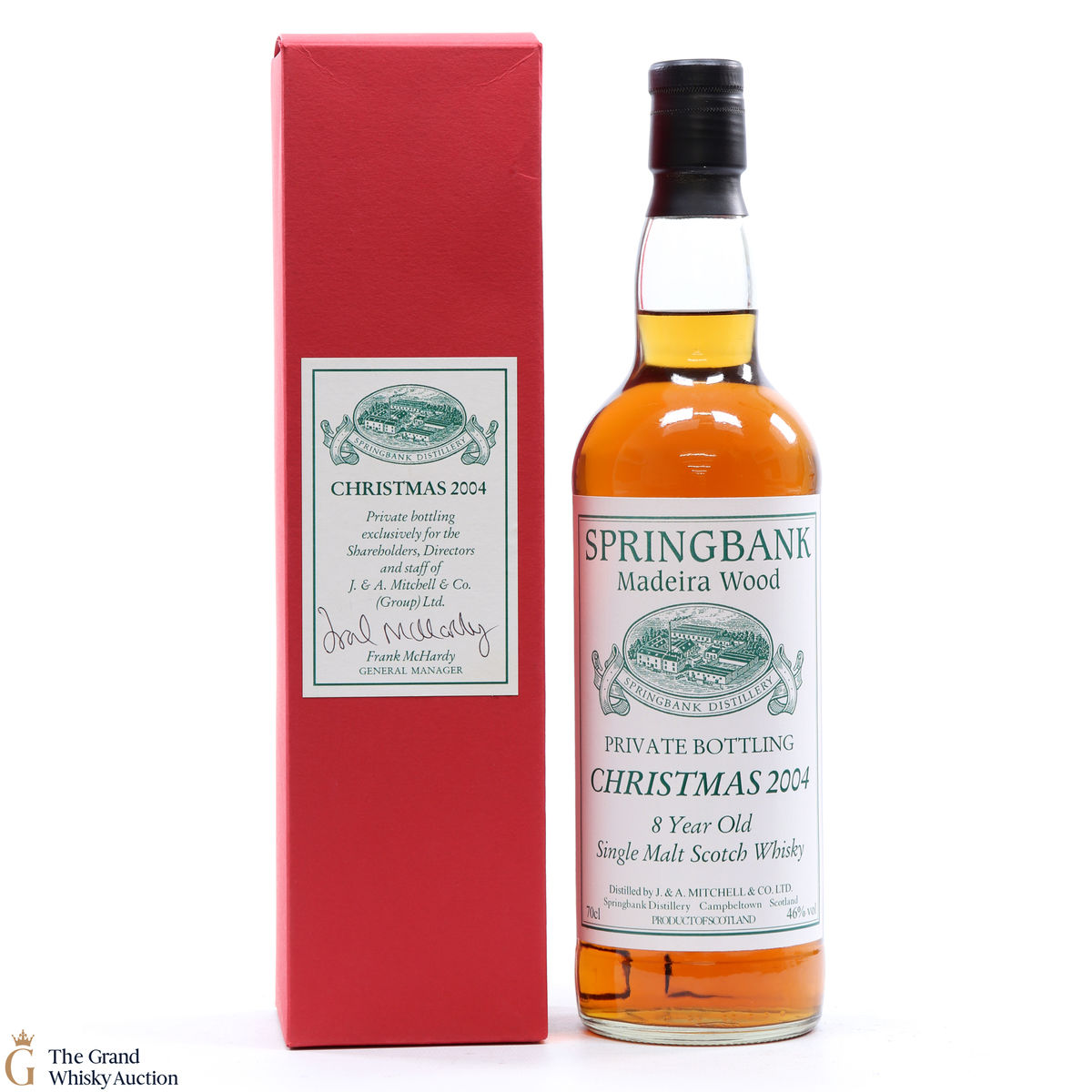 Springbank - 8 Year Old - Madeira Wood Christmas 2004