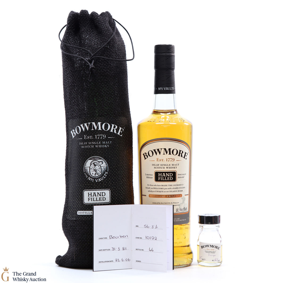 Bowmore - 14 Year Old - 2021 Hand Fill #10122 & Sample