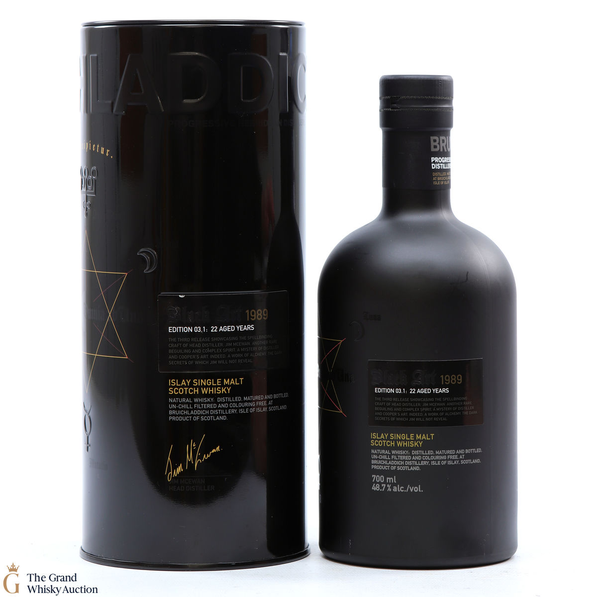 Bruichladdich -  22 Year Old-  Black Art - Edition 3.1 1989