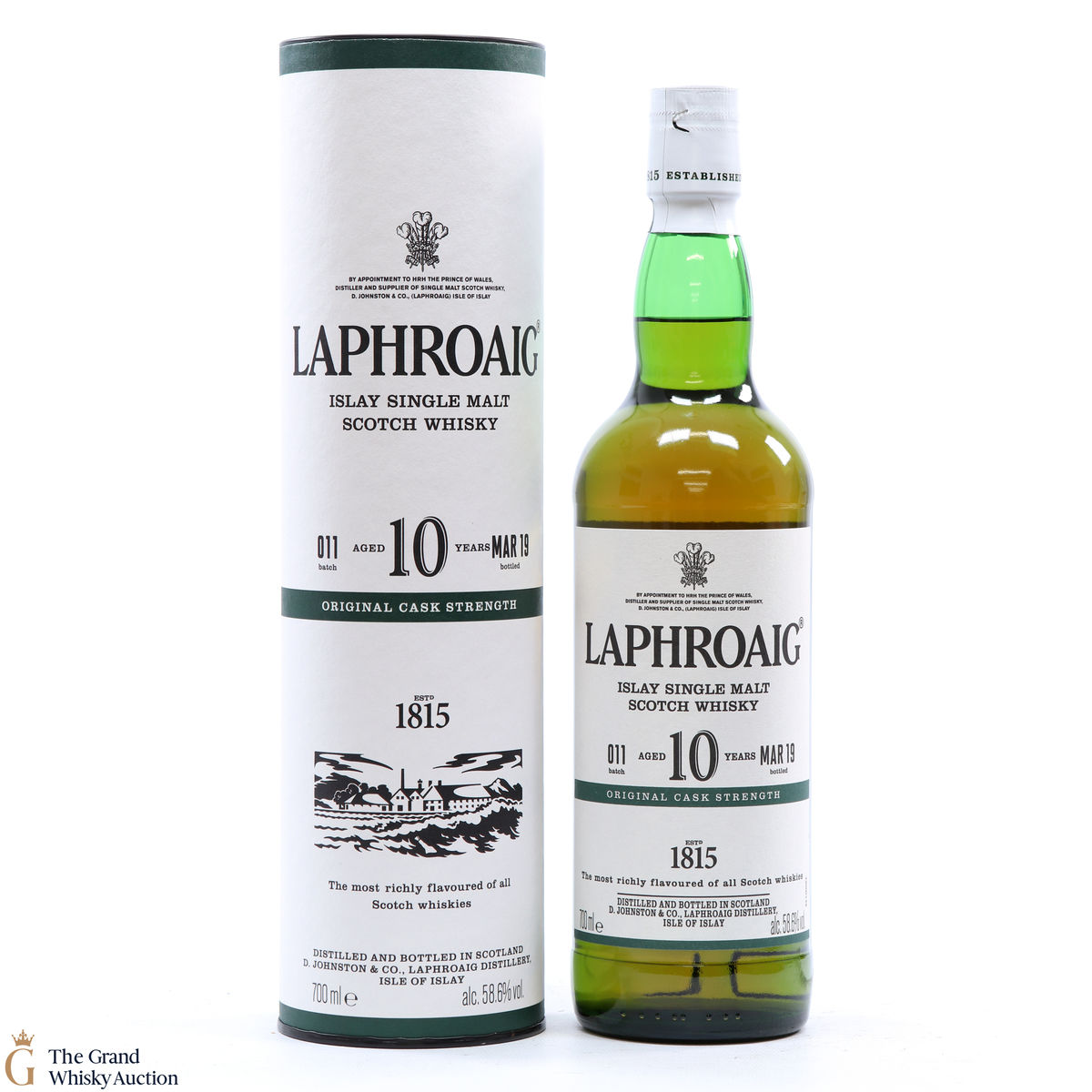 Laphroaig - 10 Year Old - Original Cask Strength Batch #011