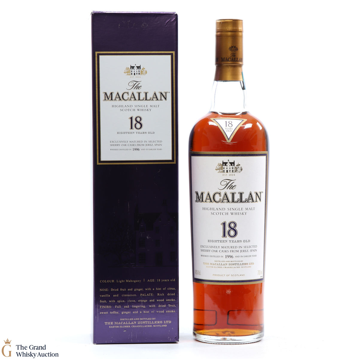 Macallan - 18 Year Old - Sherry Oak (1996)