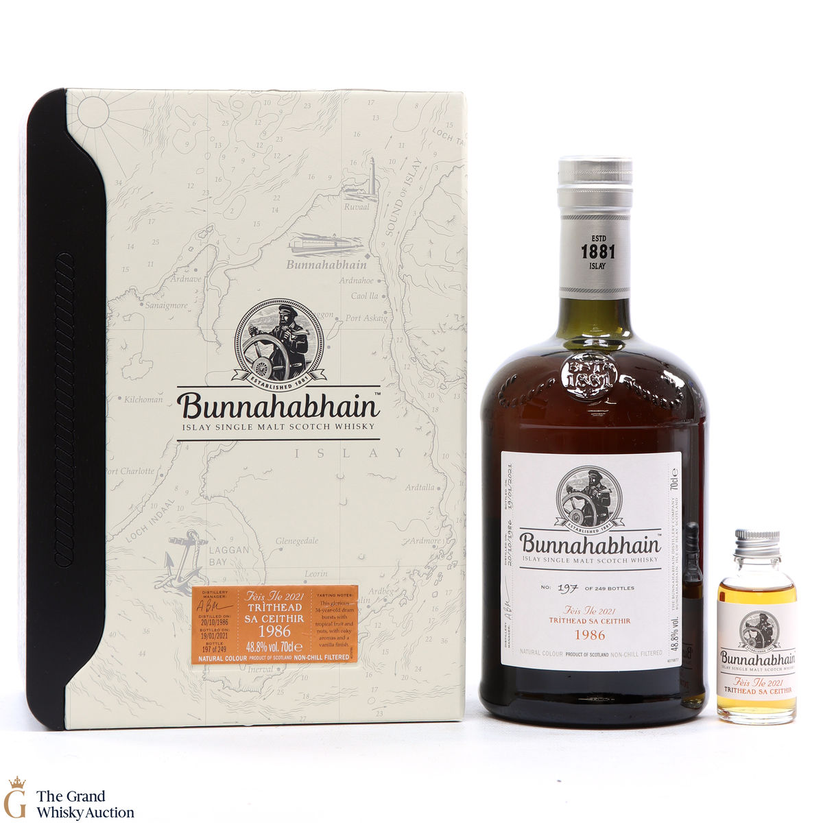 Bunnahabhain - 34 Year Old 1986 Trithead Sa Ceithir Feis Ile 2021 + Sample