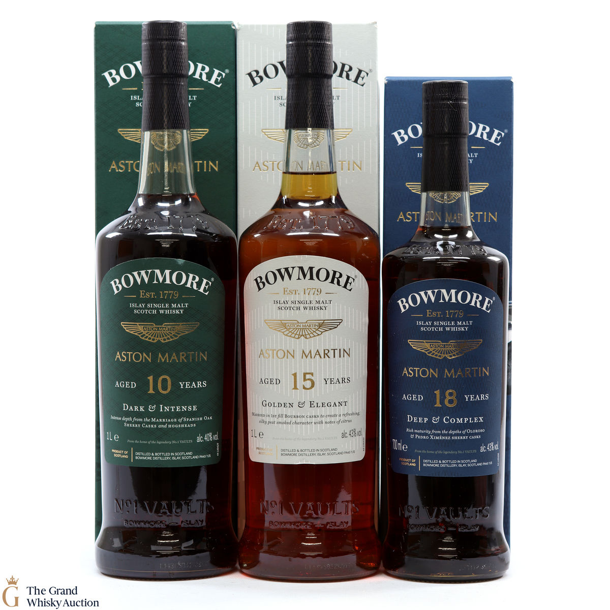 Bowmore - Aston Martin - Edition 1, 2 + 3
